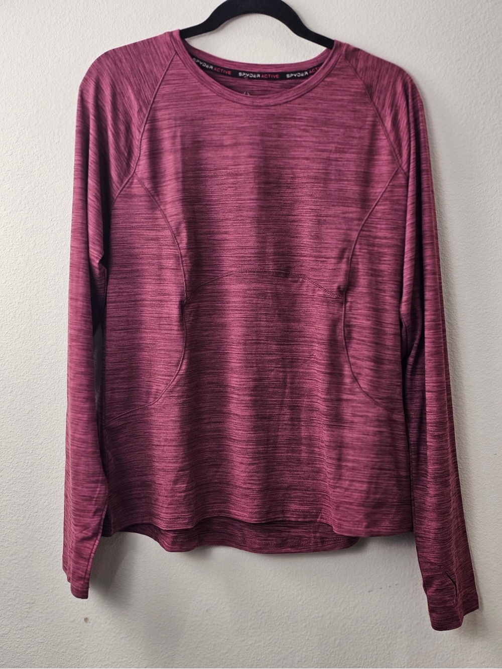 Spyder Active Long Sleeve Top - Plum Heather